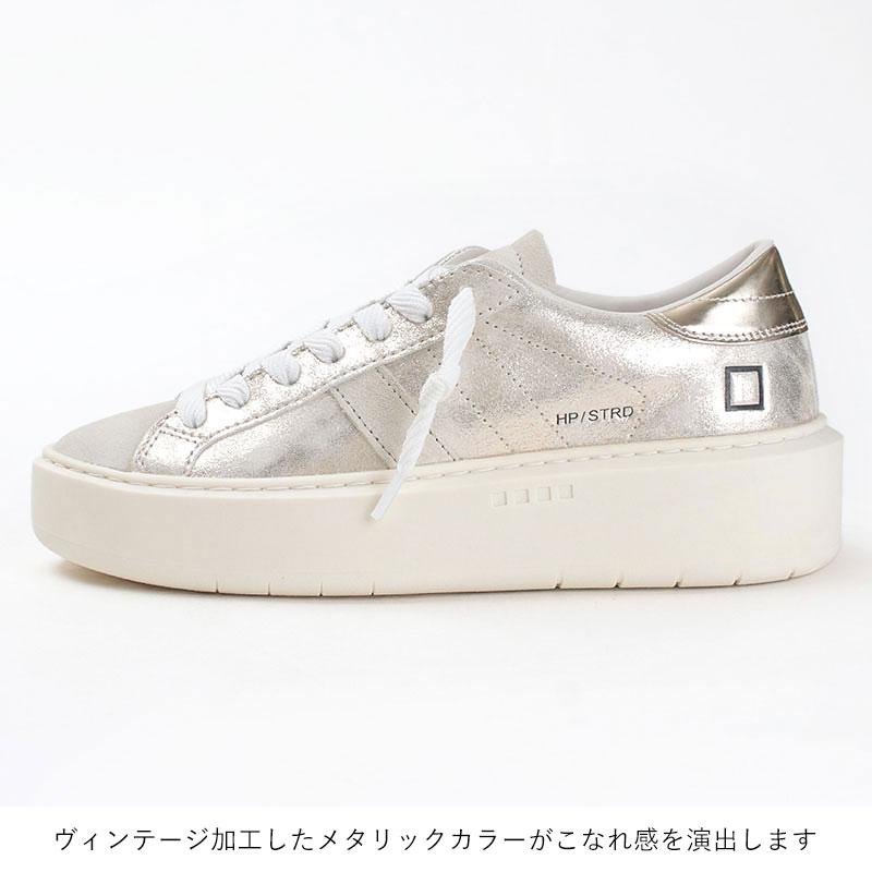 スニーカー レデイ―ス D.A.T.E. デイト プレミアム HILL LOW PLATFORM 厚底 HP-ST 新作 正規品の画像