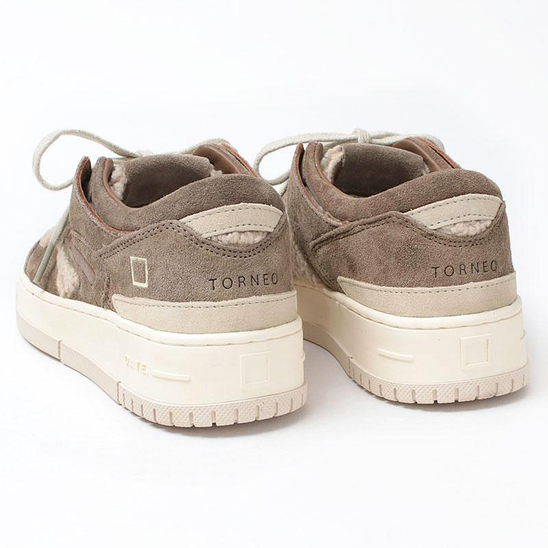 スニーカー レディース D.A.T.E. デイト ローカット TORNEO TED ボア BEIGE プレミアムスニーカー 新作モデル 正規品 | D.A.T.E. | 13