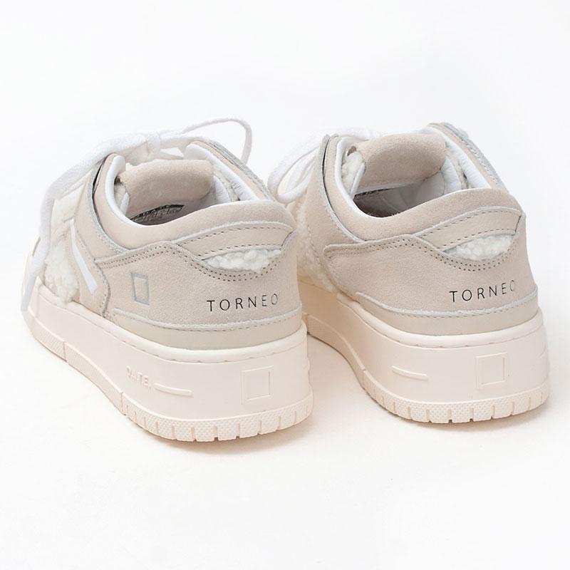 スニーカー レディース D.A.T.E. デイト ローカット TORNEO TED ボア BEIGE プレミアムスニーカー 新作モデル 正規品 | D.A.T.E. | 09