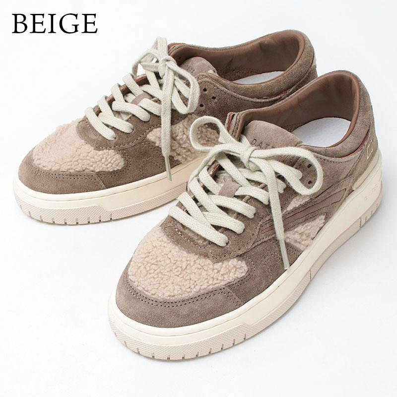 スニーカー レディース D.A.T.E. デイト ローカット TORNEO TED ボア BEIGE プレミアムスニーカー 新作モデル 正規品 | D.A.T.E. | 11
