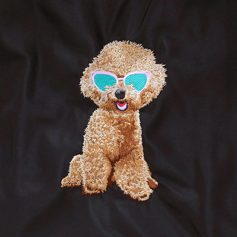 CHARUER トートバッグ シャルエ 動物柄 ナイロン アニマル 刺繍