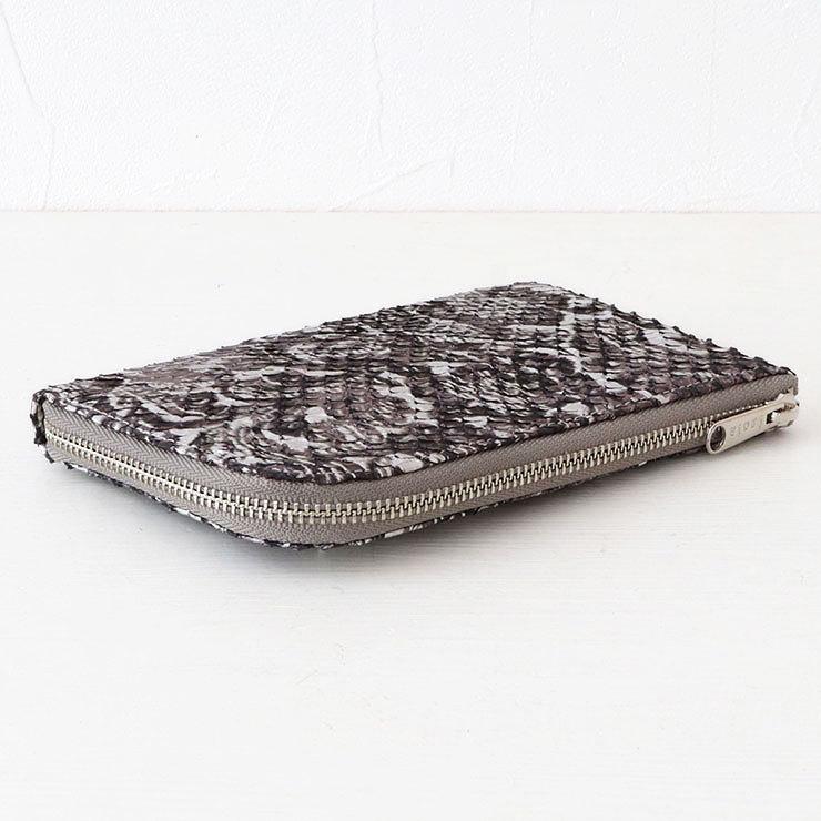 isola アイソラ 財布 レディース ミニ財布 コンパクト パイソン 蛇革 シナイパイソン L字ファスナー中 13903 パイソン コンパクト 蛇革