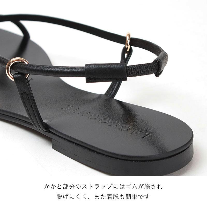 LAOCOONTE（ラオコンテ） サンダル レディース 夏 フラット LAOCOONTE