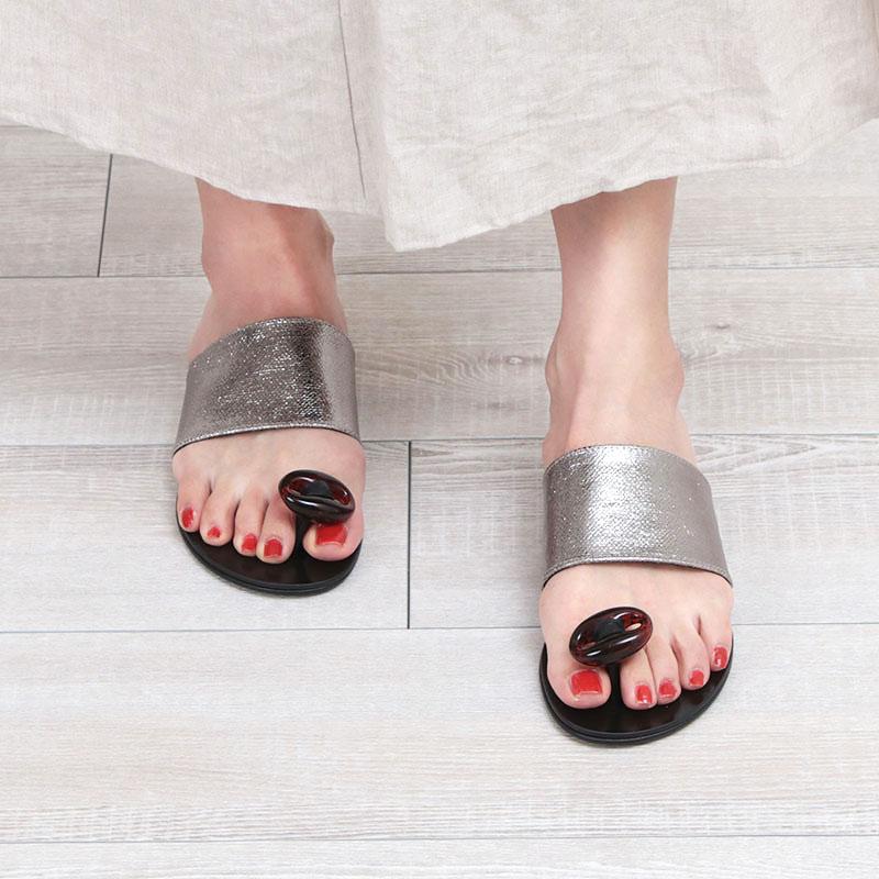 LAOCOONTE（ラオコンテ） サンダル レディース 夏 サンダル フラット