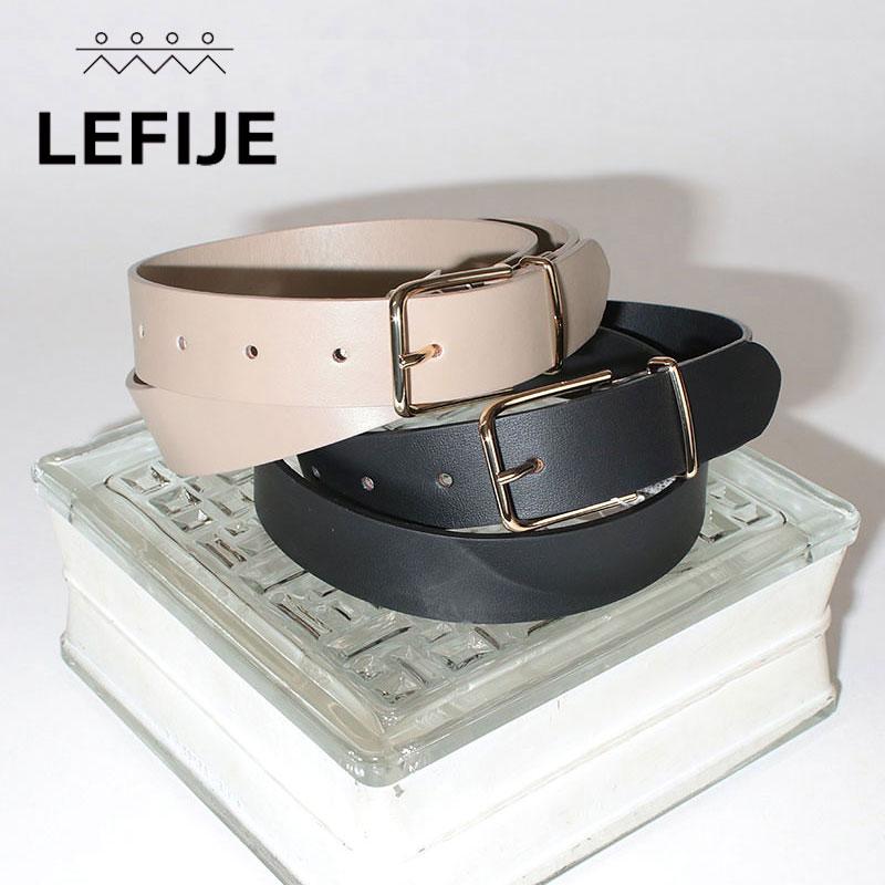 LEFIJE（レフィエ） ベルト レディース ゴールドバックル LEFIJE M4623