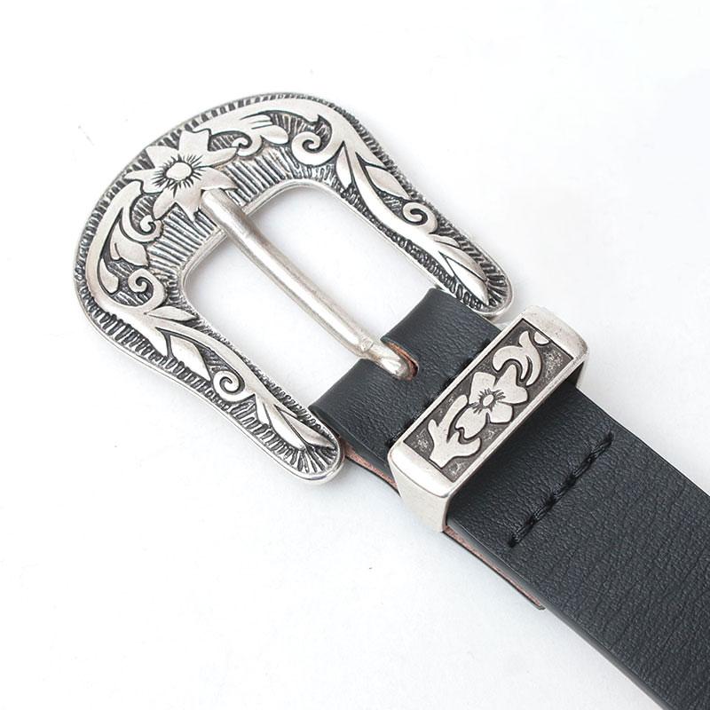 LEFIJE（レフィエ） ベルト レディース シルバーバックル LEFIJE M4252