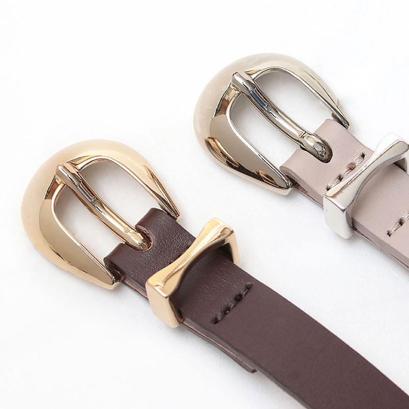 LEFIJE（レフィエ） ベルト レディース 細め 小さめバックル LEFIJE