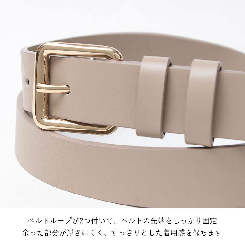 LEFIJE（レフィエ） ベルト レディース ゴールドバックル LEFIJE M4261