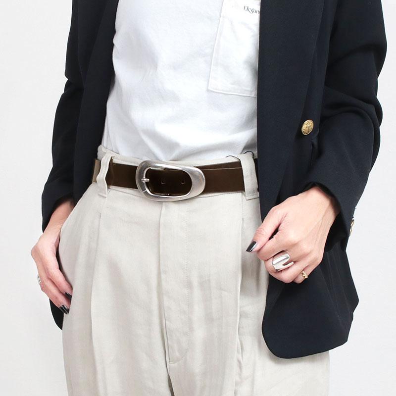 LEFIJE（レフィエ） レザーベルト レディース シルバーバックル M4736a
