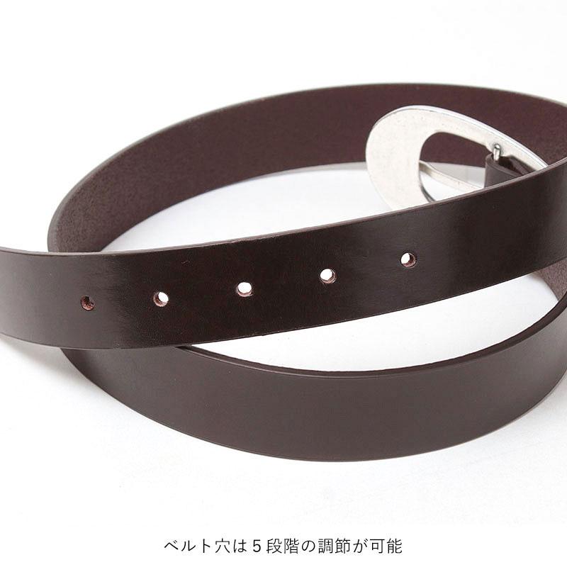 LEFIJE（レフィエ） レザーベルト レディース シルバーバックル M4736a
