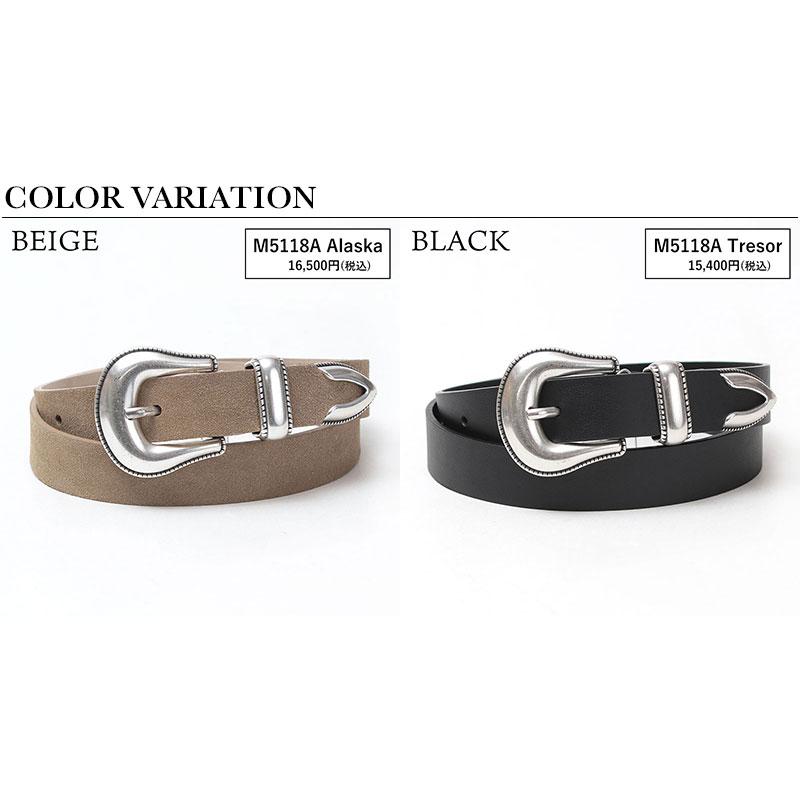 LEFIJE（レフィエ） ベルト レディース シルバーバックル LEFIJE