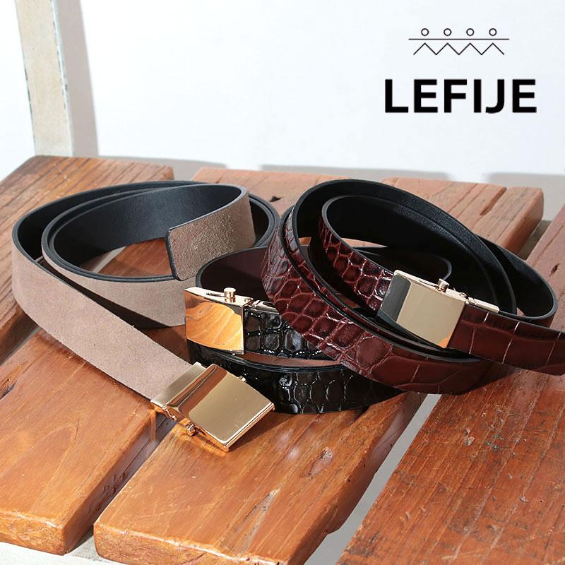 LEFIJE（レフィエ） ベルト ガチャベルト ダブルフェイス LEFIJE