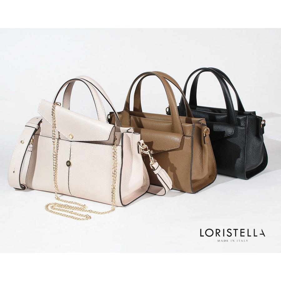 LORISTELLA ロリステッラ バッグ MURIEL 本革 2WAYトート ポーチ LORISTELLA ロリステッラ バッグ MURIEL 本革 2WAYトート ポーチ