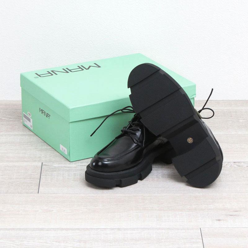 MANA（マナ） 厚底シューズ レディース 厚底レースアップ・シューズ