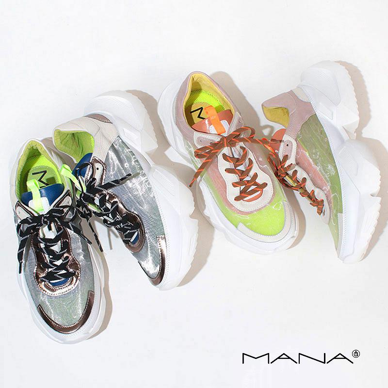 MANA（マナ） スニーカー レディース シアースニーカー MANA 526067