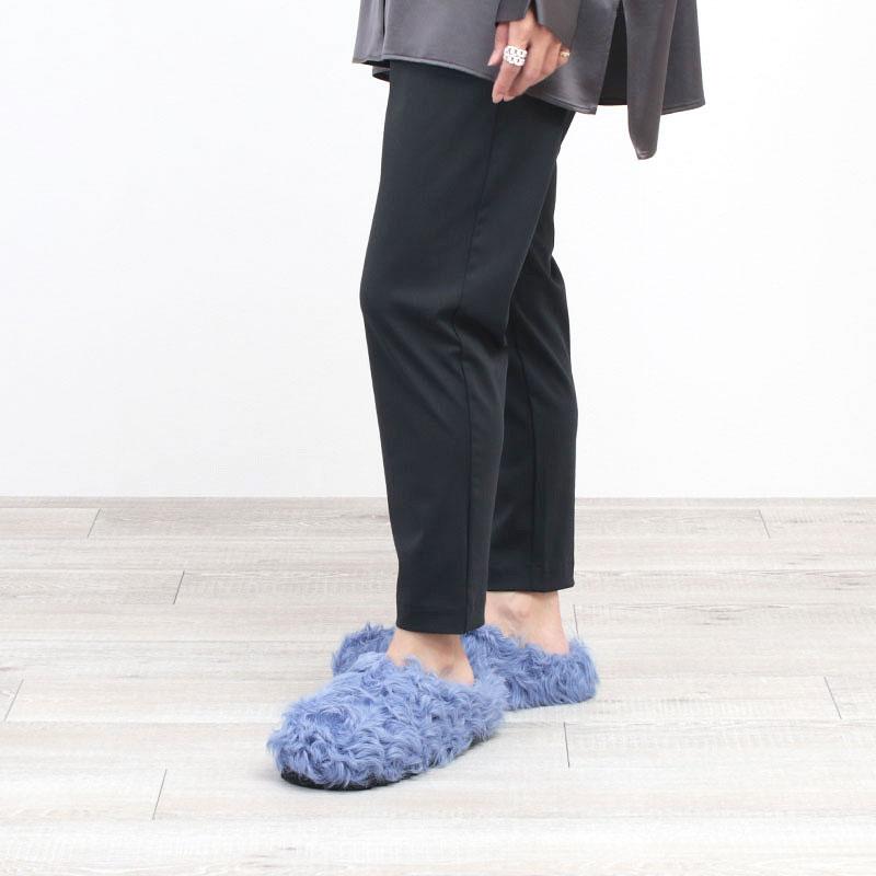 ★新品★ MANA ファー・サボ ブラック　38 マナ MANA ファーサボ （BL） -靴＆ファッション通販 ロコンド