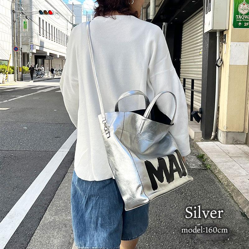 MANA（マナ） トートバッグ ビッグロゴトート 550119 大きめ