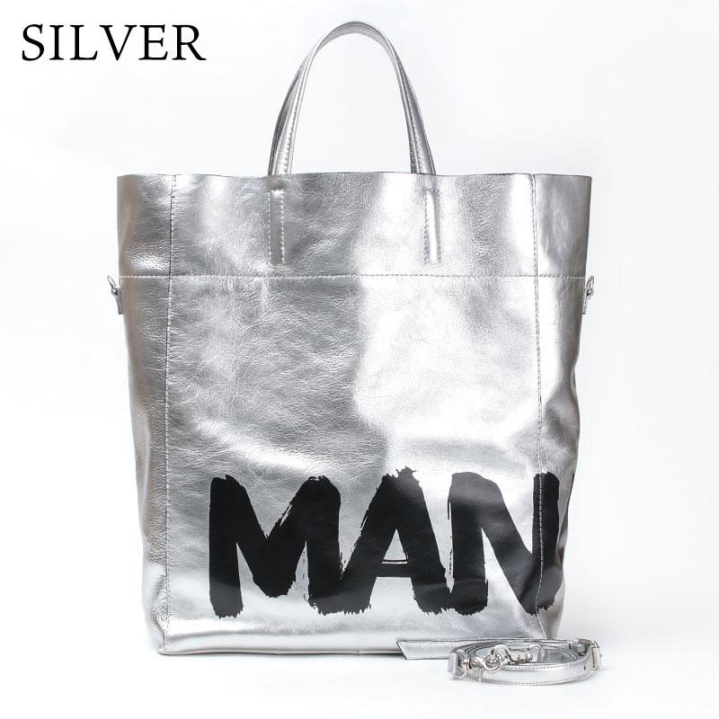 MANA（マナ） トートバッグ ビッグロゴトート 550119 大きめ レザー 本