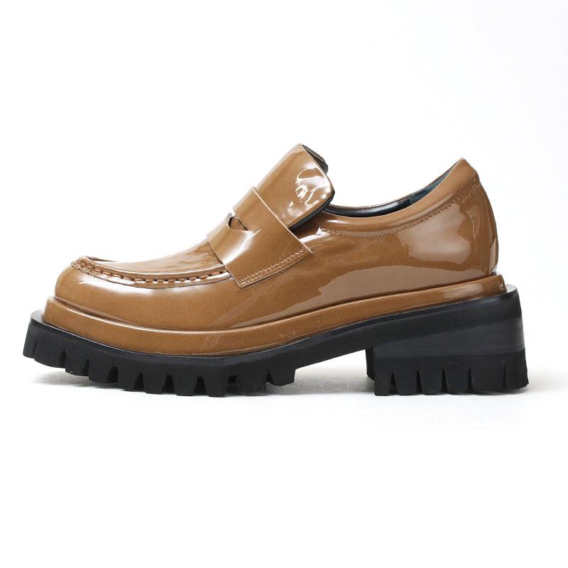 MANA（マナ） ローファー ビッグソール 551205 エナメル パテント