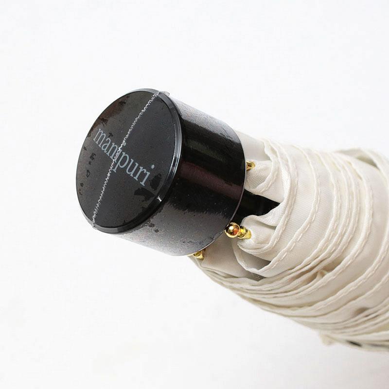 manipuri マニプリ 軽量 折りたたみ傘 晴雨兼用 ポーチ付き