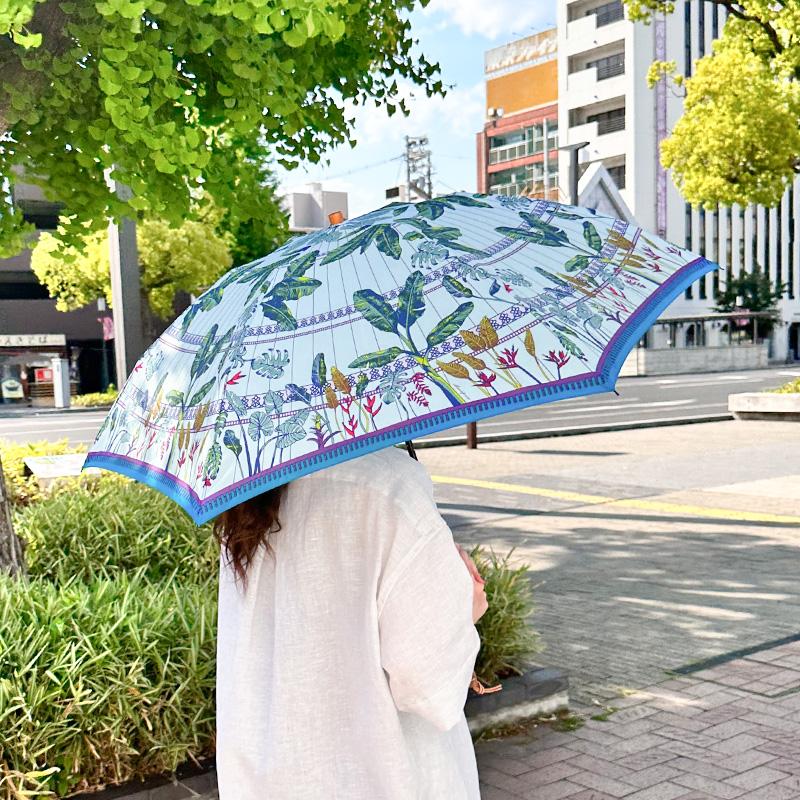 manipuri 日傘 折りたたみ傘 マニプリ 晴雨兼用 スカーフ柄 manipuri 日傘 折りたたみ傘 マニプリ 晴雨兼用 スカーフ柄