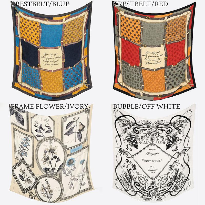 manipuri ストール マニプリ ウールシルクストール 120x120 冬 暖かい