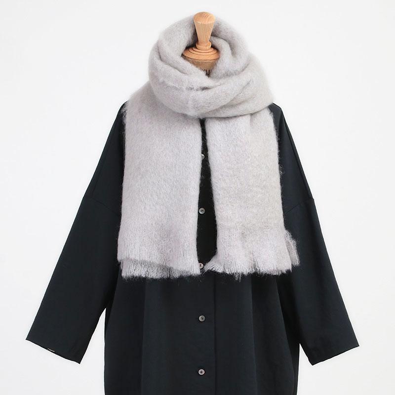MANTAS EZCARAY モヘアマフラー 無地 SCARF MOHAIR マンタス MANTAS EZCARAY モヘアマフラー 無地 SCARF MOHAIR マンタス