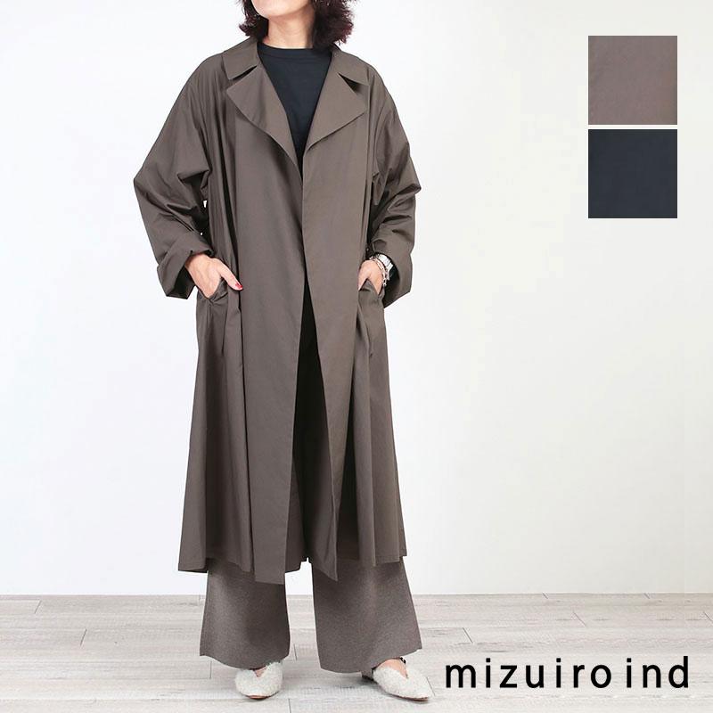 mizuiroind ミズイロインド トレンチライクコート mizuiro ind mizuiroind ミズイロインド トレンチライクコート mizuiro ind