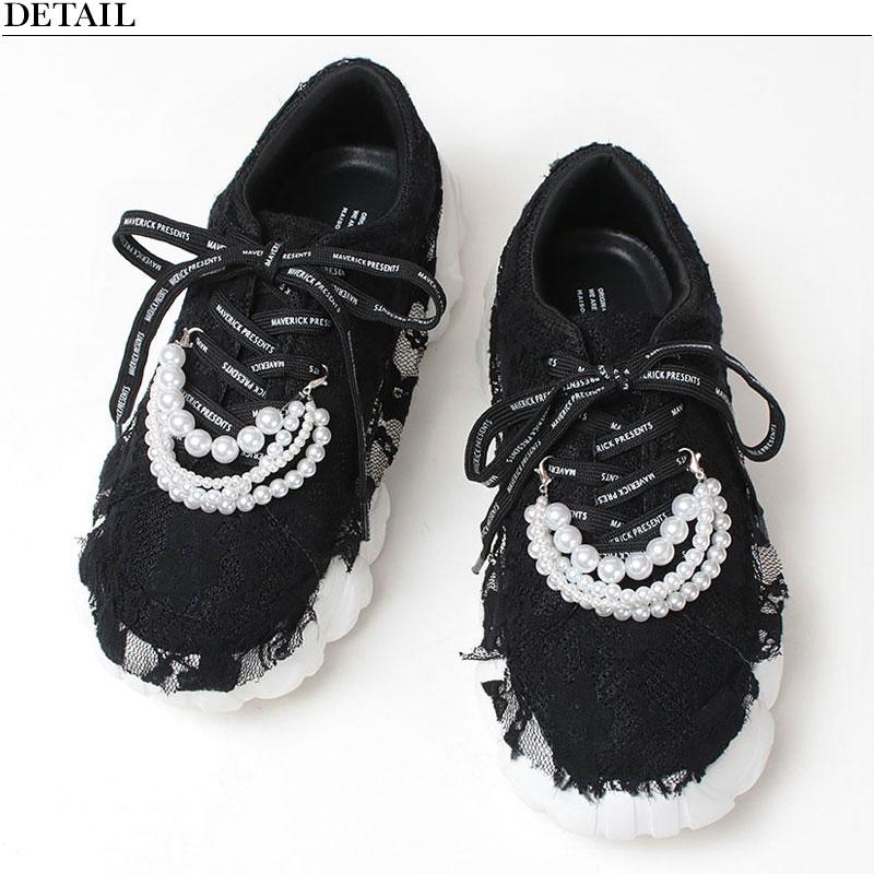 メゾンマヴェリックプレゼンツ チャンキーソールパールスニーカー 【別注】 MAISON MAVERICK PRESENTS メゾンマヴェリックプレゼンツ パール