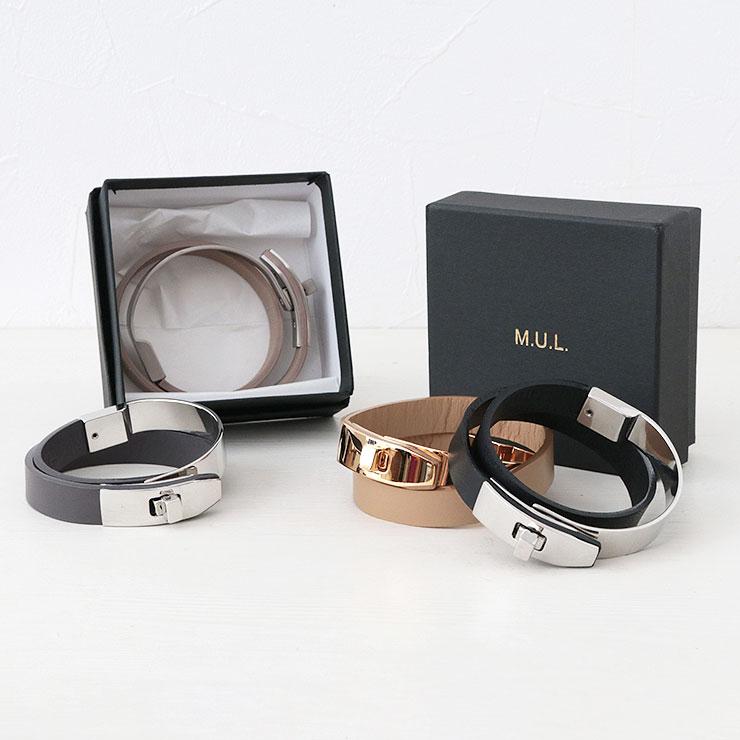 ブレスレット エムユーエル MUL レザー 革 M-011 アクセサリー 日本製