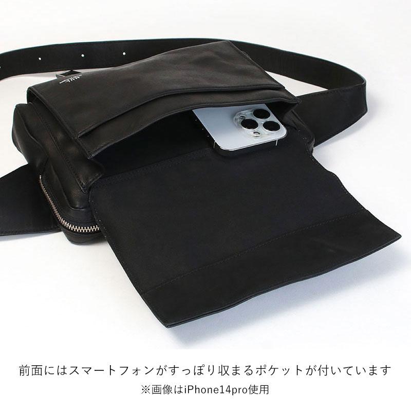 M.U.L. レザー ボディバッグ エムユーエル オイル MUL-013 正規 M.U.L. レザー ボディバッグ エムユーエル オイル MUL-013 正規