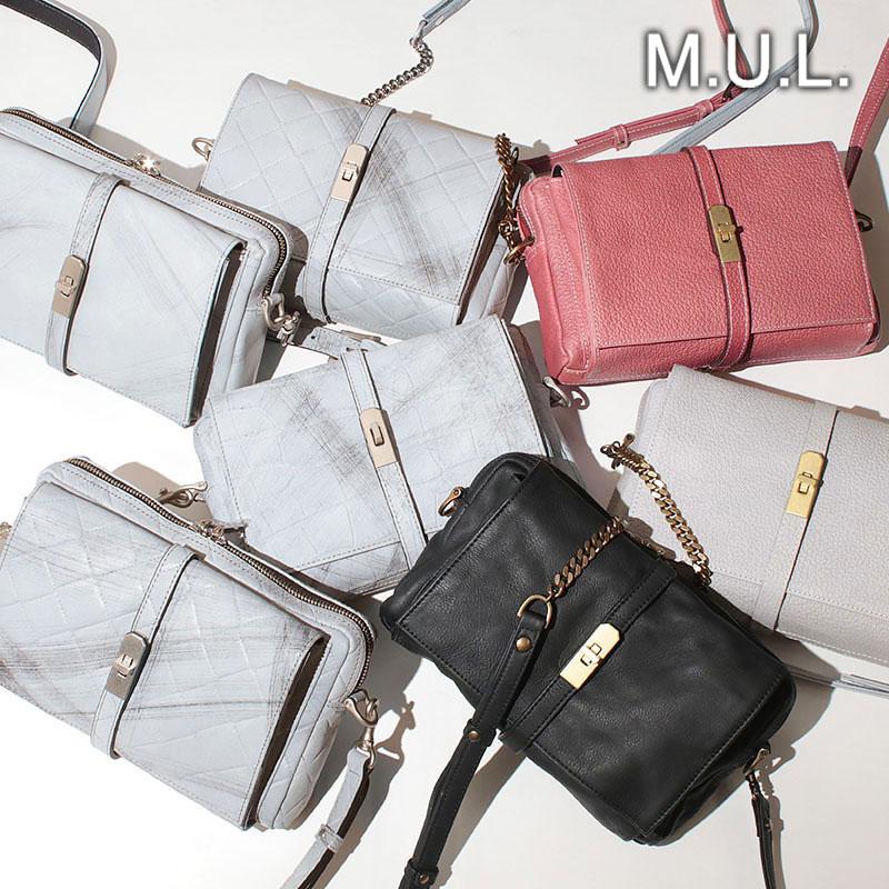 ショルダーバッグ エムユーエル MUL レザーストラップ チェーン