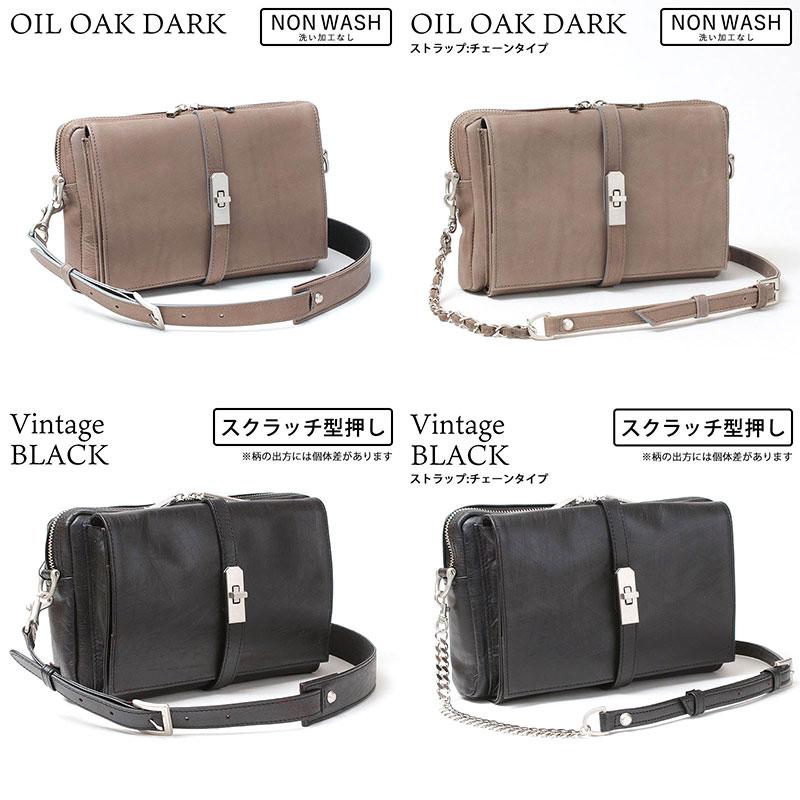 ショルダーバッグ エムユーエル MUL レザーストラップ チェーン