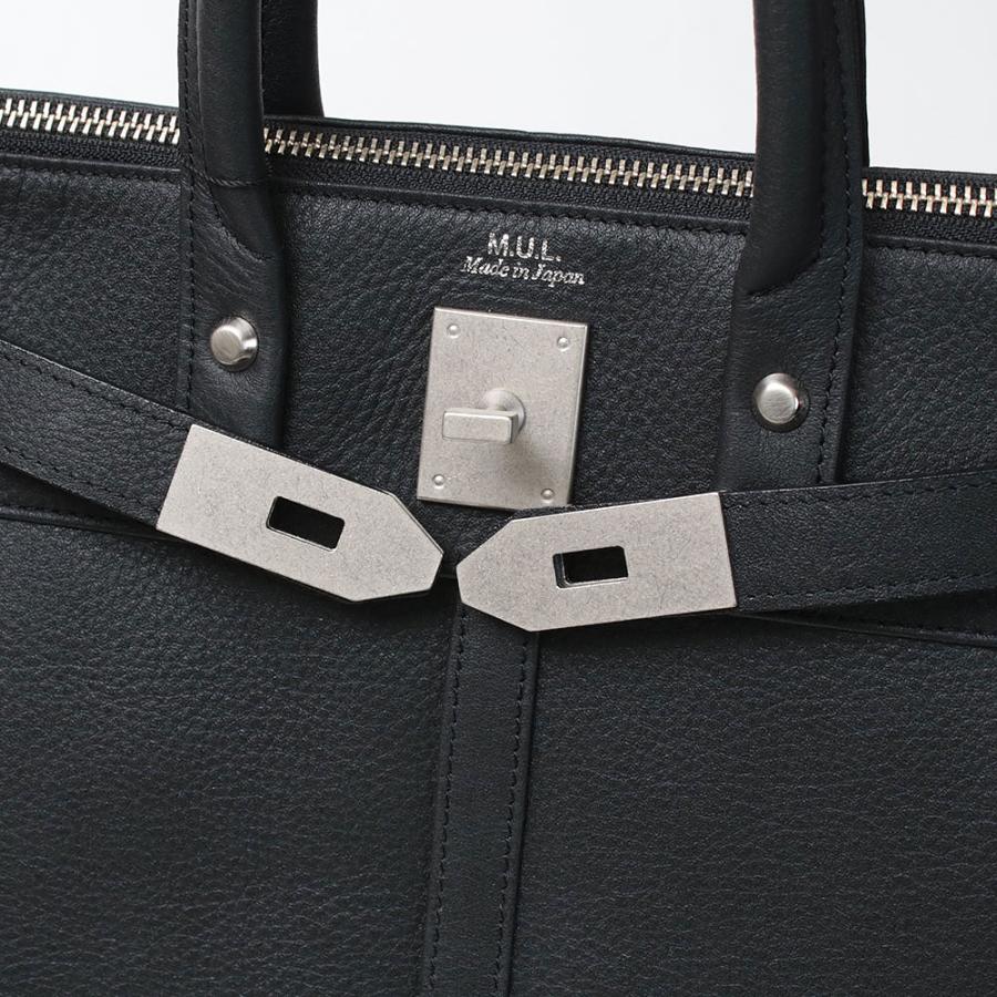 【週末値下げ】M.U.L ヘルメットバッグ Mサイズ 洗い加工 ブラック ショルダーバッグ エムユーエル MUL Mサイズ STUDシリーズ 洗い加工