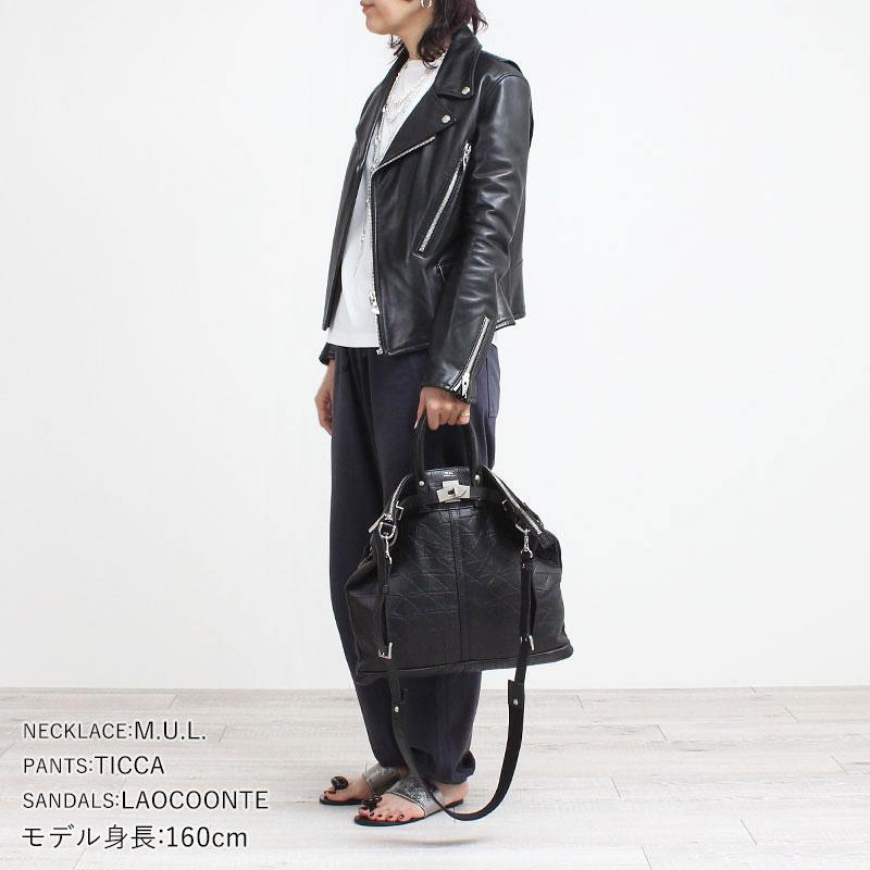 【週末値下げ】M.U.L ヘルメットバッグ Mサイズ 洗い加工 ブラック ショルダーバッグ エムユーエル MUL Mサイズ STUDシリーズ 洗い加工