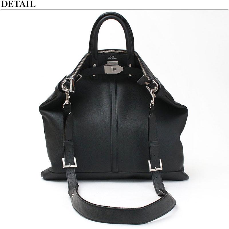 ショルダーバッグ エムユーエル MUL Mサイズ STUDシリーズ 洗い加工