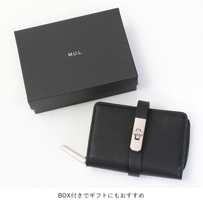 財布 エムユーエル MUL ハーフラウンドウォレット 二つ折り財布