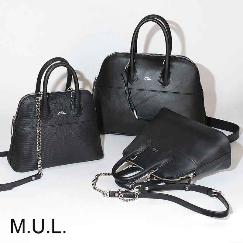 M.U.L.ぞうねこちゃんねる限定 M.U.L.ラウンドトートS ⚠️予約【M.U.L.】ラウンドトート スクラッチ型押し -vintage