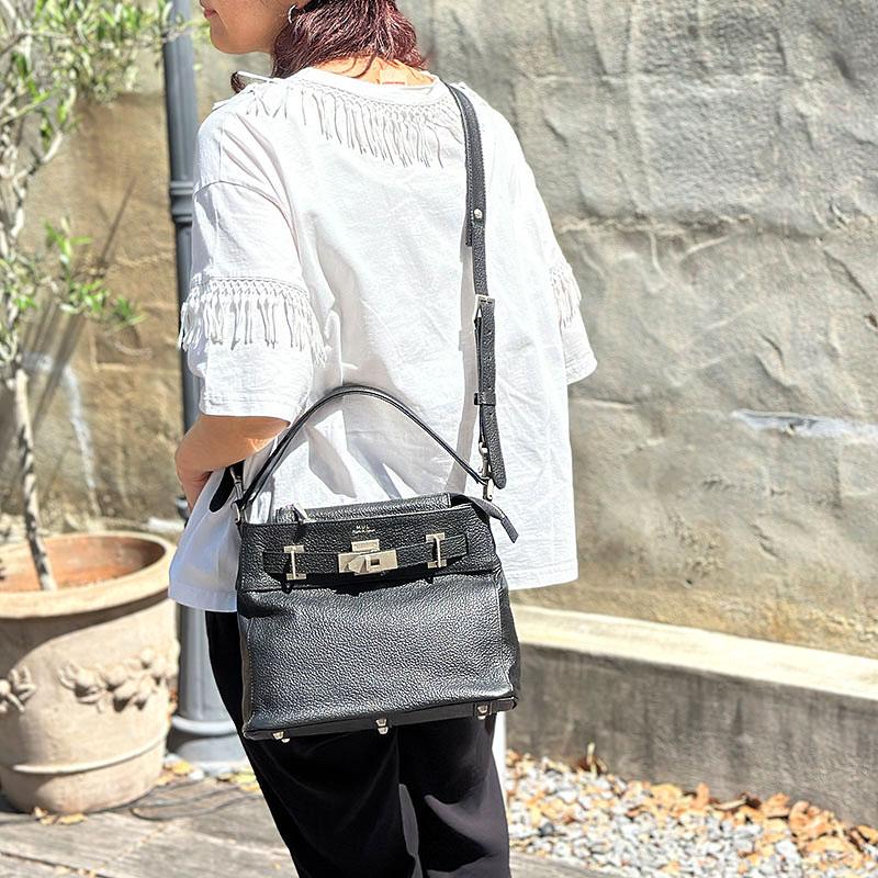 ショルダーバッグ メンズ エムユーエル MUL バッグ ワンハンドル 2WAY STUD S/M MUL-082/083 即納 姫路レザー 日本製 正規品 再入荷なし 新品 本革 貴重の画像