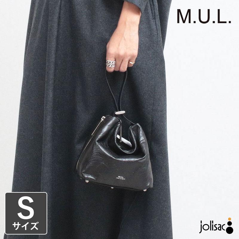 M.U.L. エムユーエル バッグ ループハンドル オイルレザー 本革 M.U.L. エムユーエル バッグ ループハンドル オイルレザー 本革