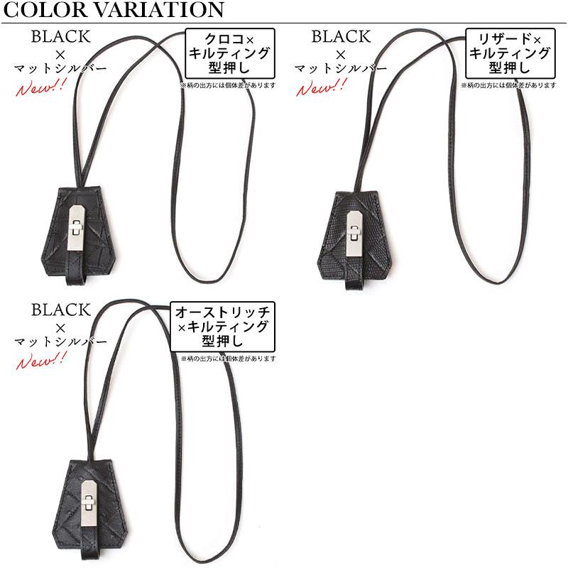 ネックレス メンズ レディース エムユーエル MUL レザーチャーム 本革