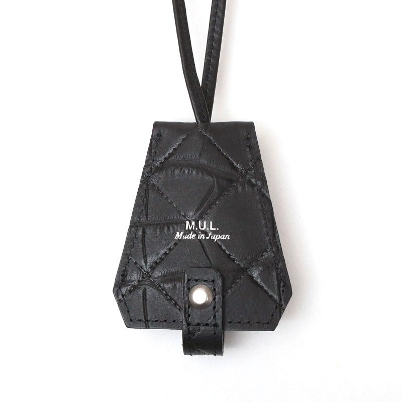 ネックレス メンズ レディース エムユーエル MUL レザーチャーム 本革