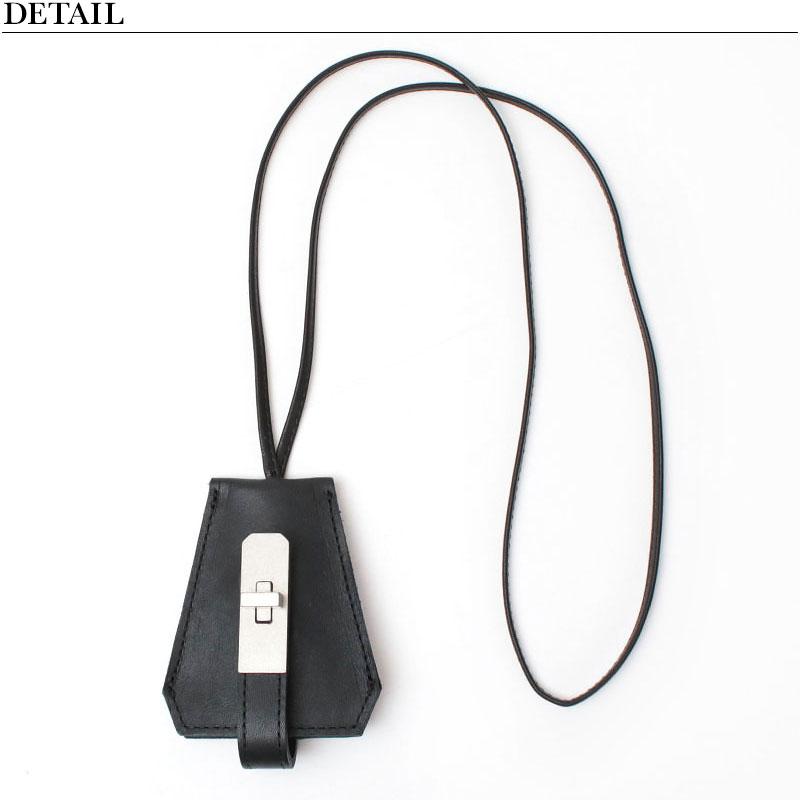 ネックレス メンズ レディース エムユーエル MUL レザーチャーム 本革