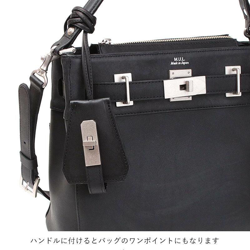 ネックレス メンズ レディース エムユーエル MUL レザーチャーム 本革