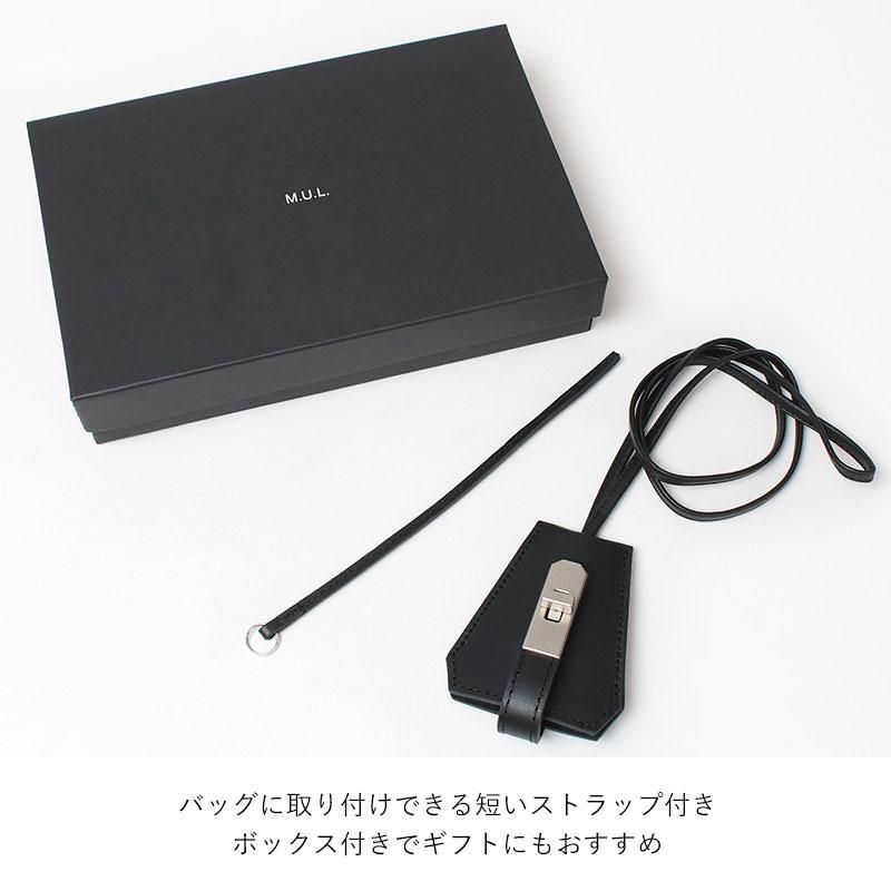 ネックレス メンズ レディース エムユーエル MUL レザーチャーム 本革