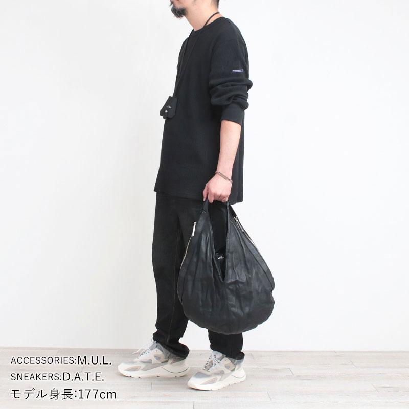 M.U.L. バーティカルトートブラックレザー エムユーエル MUL バッグ バーティカルトート MUL-101 即納 日本