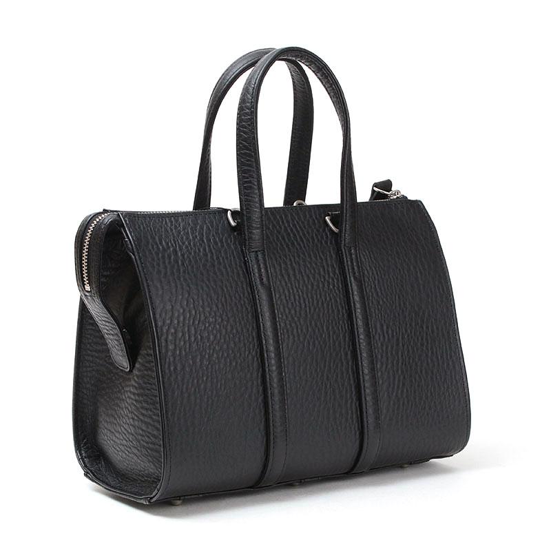 M.U.L.　ボストンバッグSサイズ　新品、未使用 M.U.L. エムユーエル BOSTON BAG S チェーンショルダー BLACK