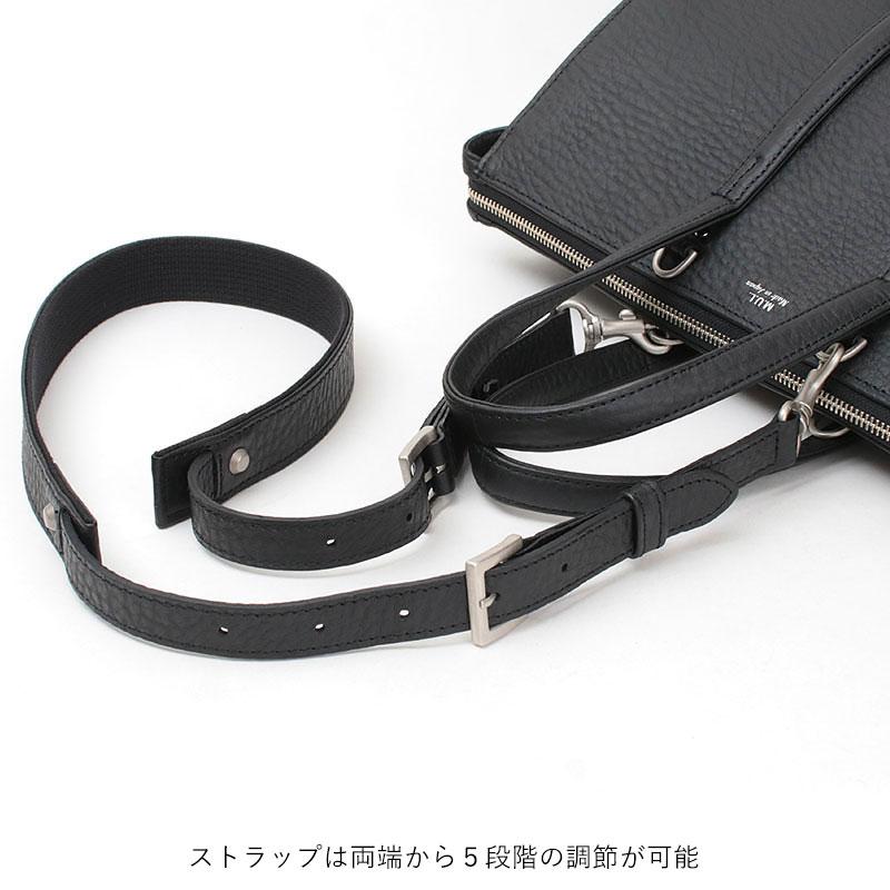 ボストンバッグ メンズ M.U.L. エムユーエル BOSTON BAG M MUL-111 2WAY 本革 日本製 正規品 A4対応 即納 クーポン対象外の画像