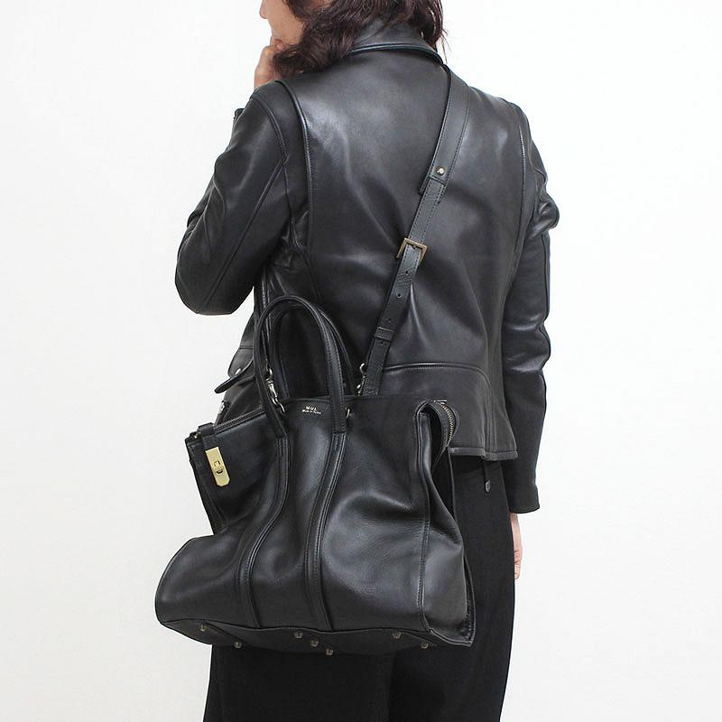 ボストンバッグ メンズ M.U.L. エムユーエル BOSTON BAG M MUL-111 2WAY 本革 日本製 正規品 A4対応 即納 クーポン対象外の画像