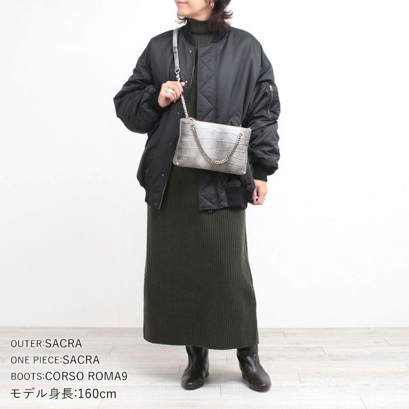 M.U.L キルティング　レイヤード　ショルダーバッグ【未使用】 ショルダーバッグ エムユーエル MUL バッグ レイヤーチェーン